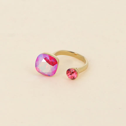 Bague Beata - ornée de 2 cristaux Swarovski®