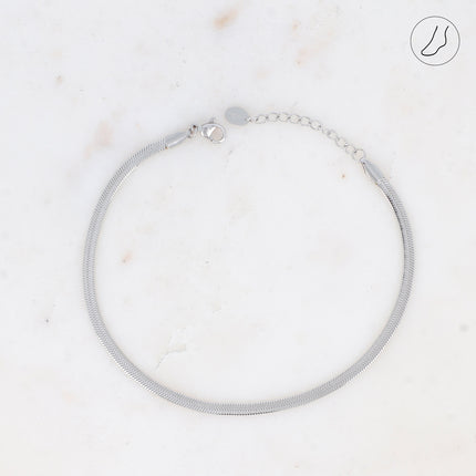 Bracelet de cheville UNISEX Kiru - maille miroir