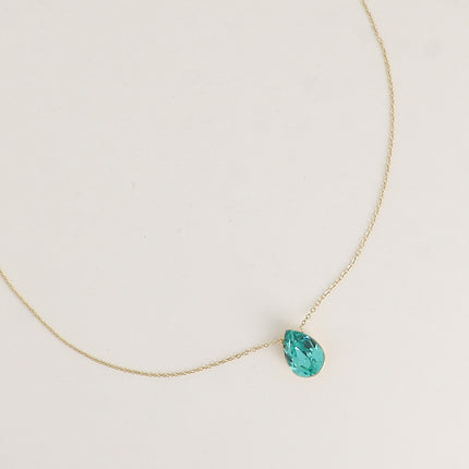 Collier Bertille - goutte et cristaux Swarovski®
