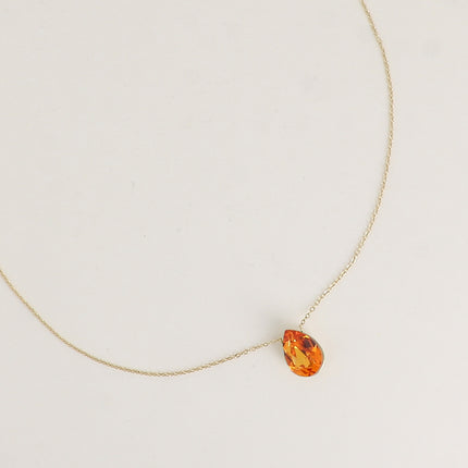 Collier Bertille - goutte et cristaux Swarovski®