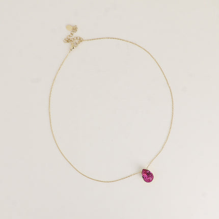 Collier Bertille - goutte et cristaux Swarovski®