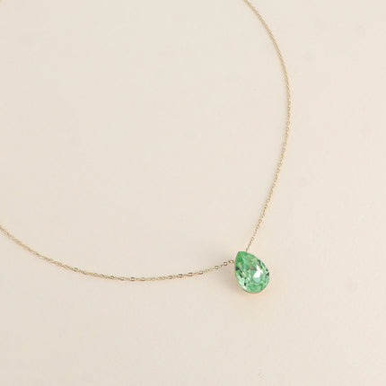 Collier Bertille - goutte et cristaux Swarovski®