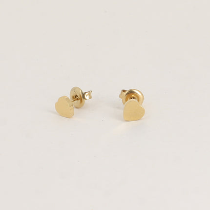 Boucles puces - coeur plat et lisse