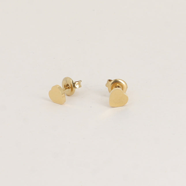 Boucles puces - coeur plat et lisse