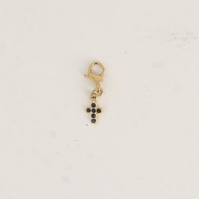 Charm - cross and cubic zirconia