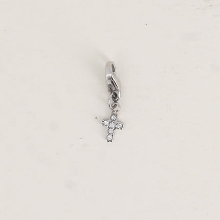 Charm - croix et oxyde de zirconium