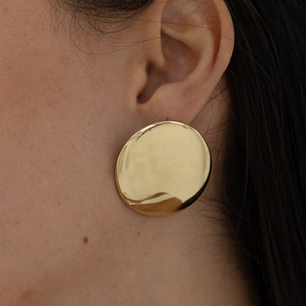 Boucles puces - demi rond plat lisse et miroir