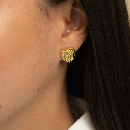 Boucles puces - petite pièce goutte coquillage