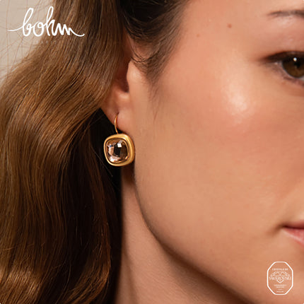 Boucles dormeuses Arwen - cristaux Swarovski® 10mm