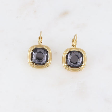 Boucles dormeuses Arwen - cristaux Swarovski® 10mm