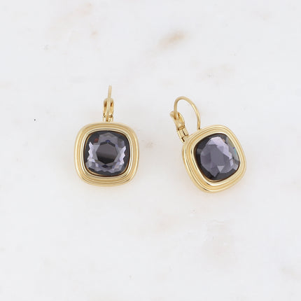 Boucles dormeuses Arwen - cristaux Swarovski® 10mm