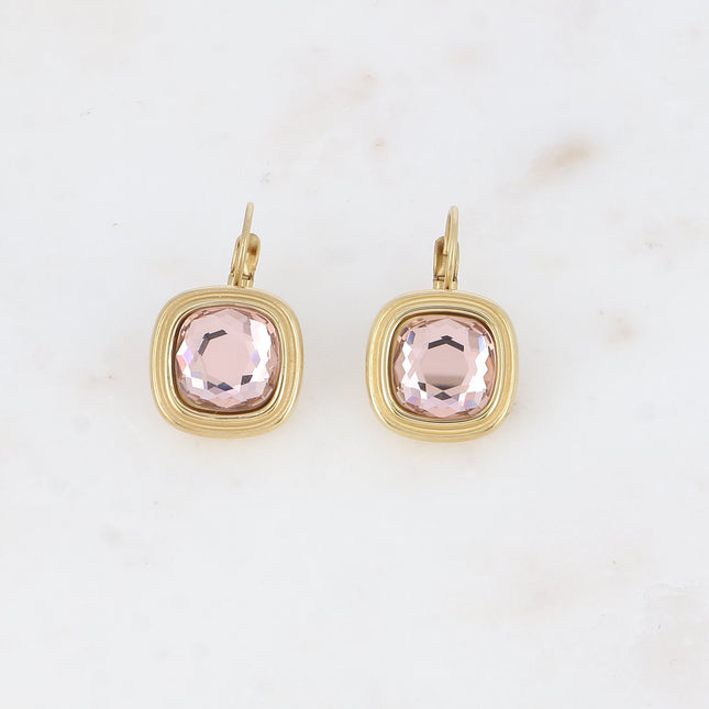 Boucles dormeuses Arwen - cristaux Swarovski® 10mm