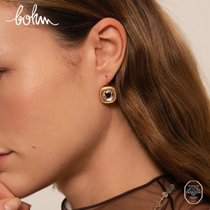Boucles dormeuses Arwen - cristaux Swarovski® 10mm