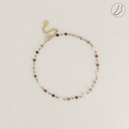 Chevillère Florinia - pierres naturelles, perles d'eau douce
