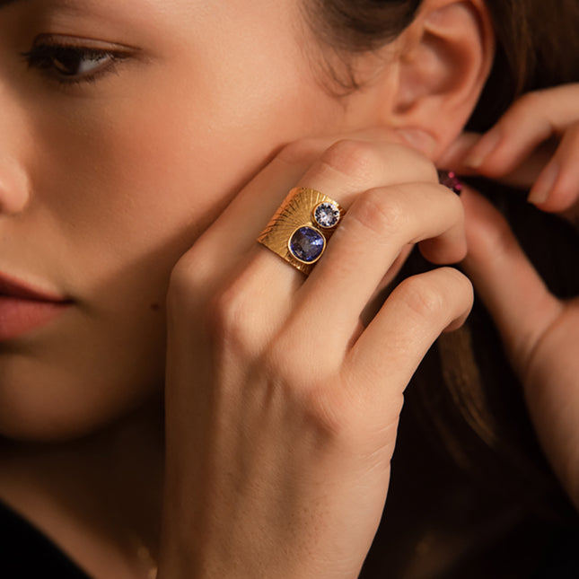 Bague Aanya - cristaux Swarovski®