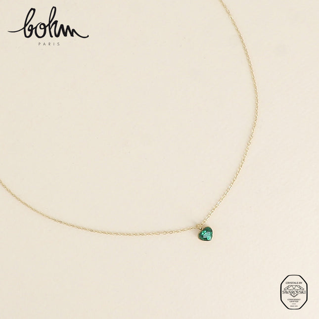 Collier - petit pendentif coeur en cristal Swarovski®
