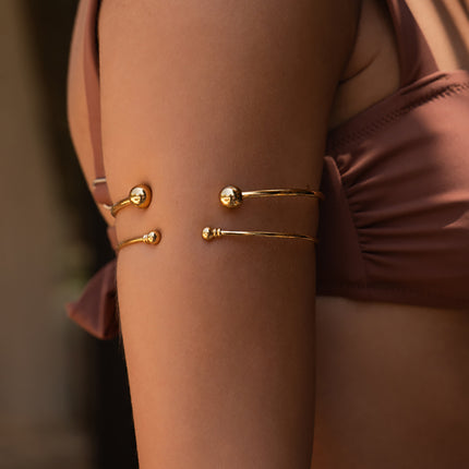 Bracelet de bras Myana - 2 grosses boules