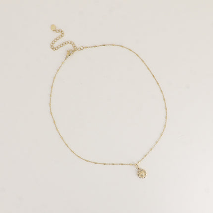 Collier - pendentif fleur tournesol