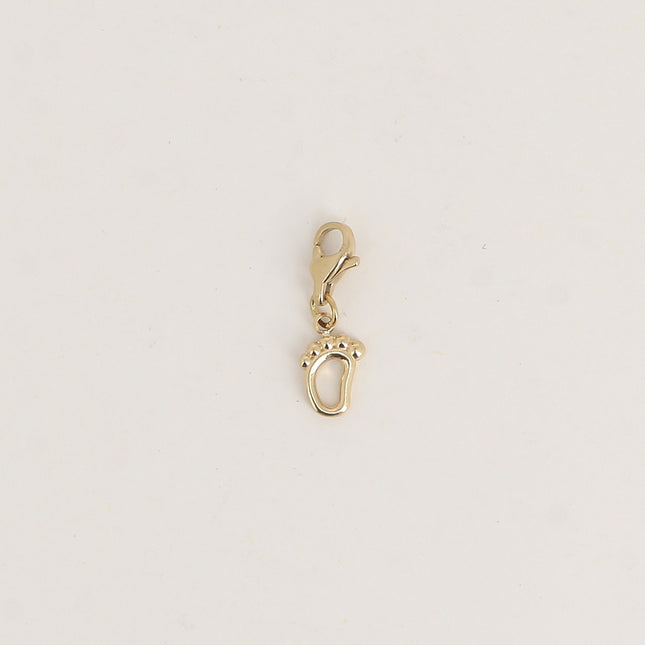 Charm - empreinte de pied ajourée