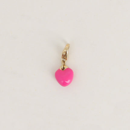 Charm Selyna - coeur en émail
