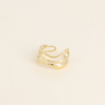 Bague - 3 anneaux ondulés