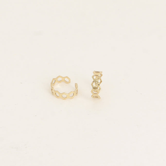 Earcuffs - nid d'abeille
