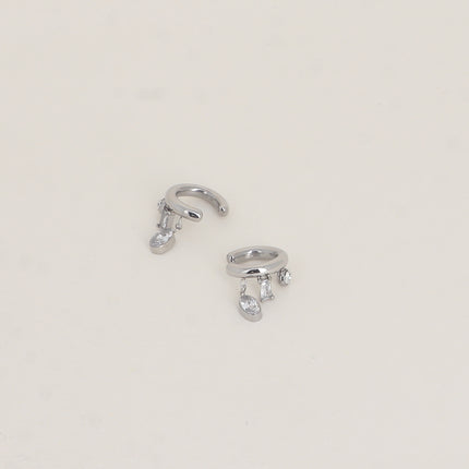Earcuffs - anneau de 3 cristaux
