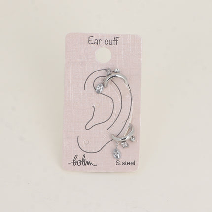 Earcuffs - anneau de 3 cristaux