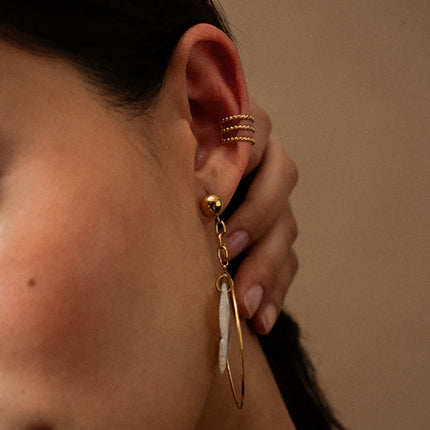 Earcuffs Tria - 3 rangs style milgrain