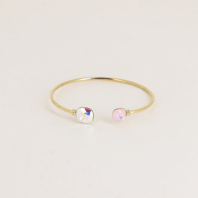 Jonc - orné de cristaux Swarovski® 10mm et 8 mm
