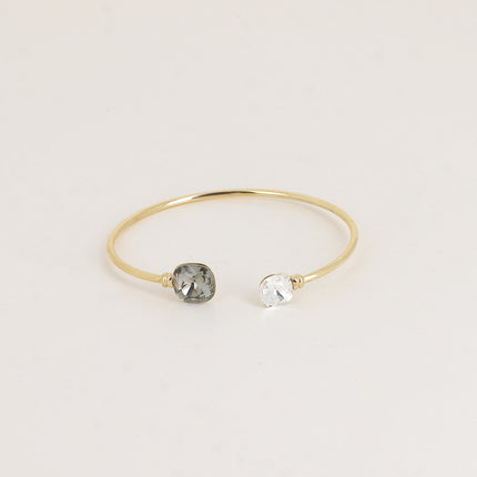 Jonc - orné de cristaux Swarovski® 10mm et 8 mm