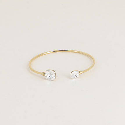 Jonc - orné de cristaux Swarovski® 10mm et 8 mm