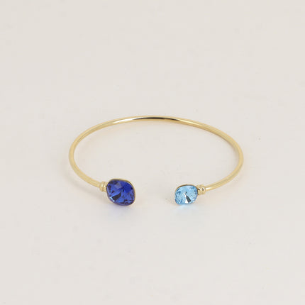 Jonc - orné de cristaux Swarovski® 10mm et 8 mm