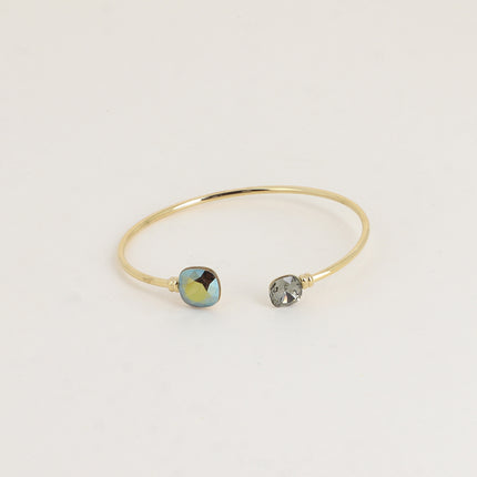 Jonc - orné de cristaux Swarovski® 10mm et 8 mm