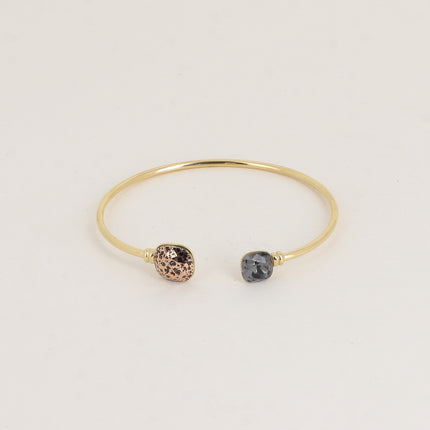 Jonc - orné de cristaux Swarovski® 10mm et 8 mm