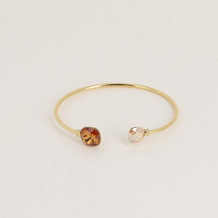 Jonc - orné de cristaux Swarovski® 10mm et 8 mm