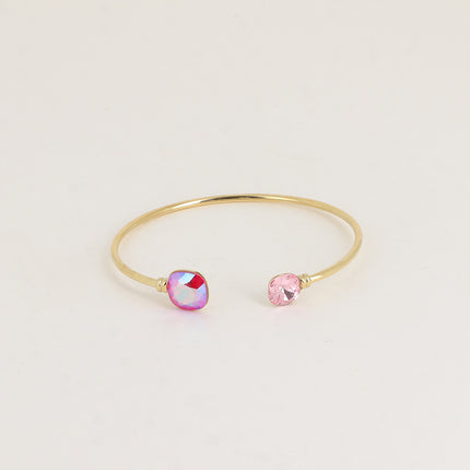 Jonc - orné de cristaux Swarovski® 10mm et 8 mm