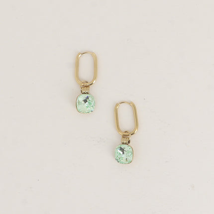 Créoles - ornés de cristaux de Swarovski® 10mm