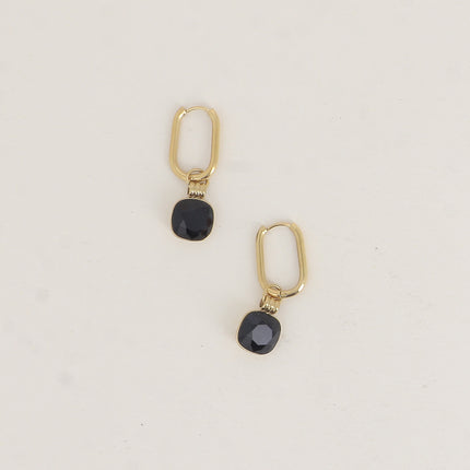 Créoles - ornés de cristaux de Swarovski® 10mm