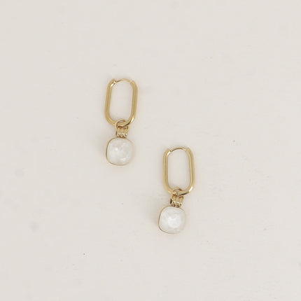 Créoles - ornés de cristaux de Swarovski® 10mm