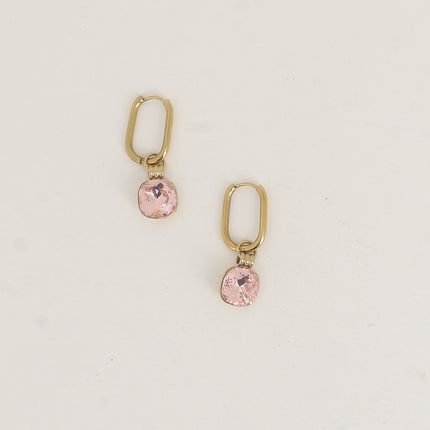 Créoles - ornés de cristaux de Swarovski® 10mm