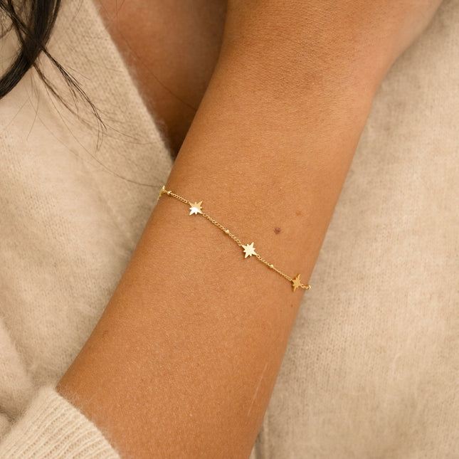 Bracelet - pastilles étoiles du Nord