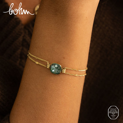 Bracelet - cristal 10mm - orné de cristaux Swarovski®