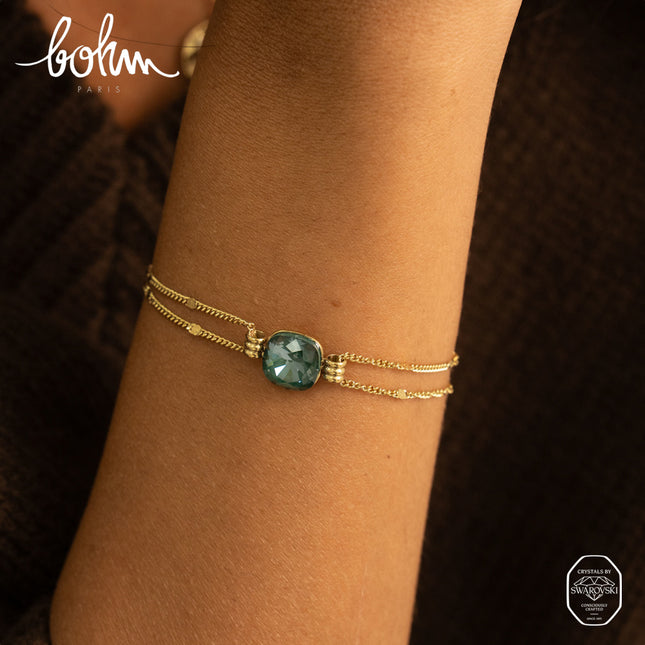 Bracelet - cristal 10mm - orné de cristaux Swarovski®