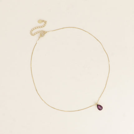 Necklace - adorned with Swarovski® drop crystals