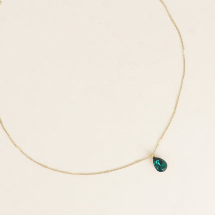 Necklace - adorned with Swarovski® drop crystals