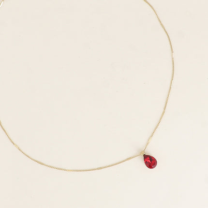Necklace - adorned with Swarovski® drop crystals