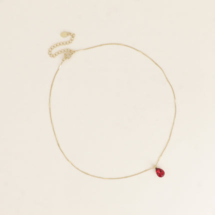 Necklace - adorned with Swarovski® drop crystals