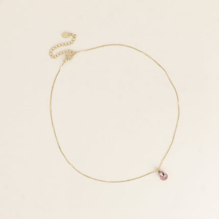 Necklace - adorned with Swarovski® drop crystals