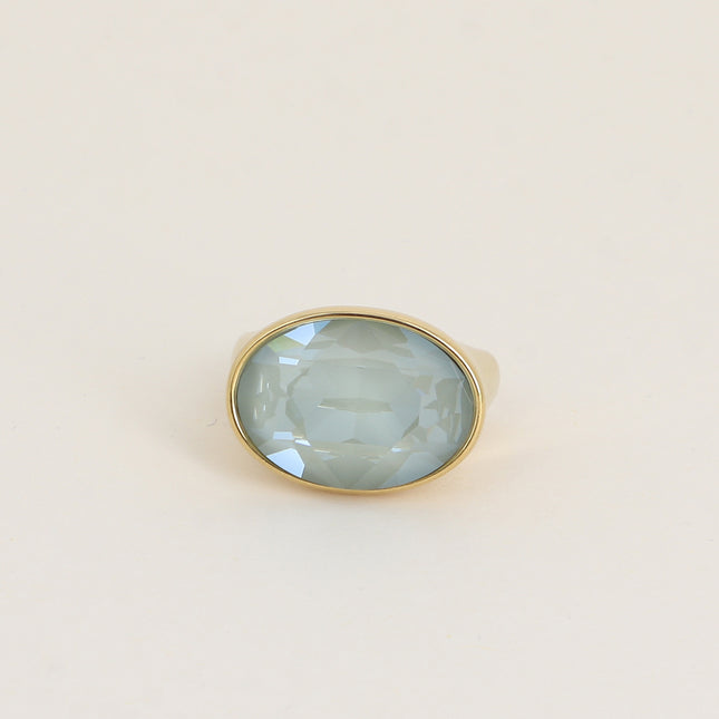 Bague - ornée de cristaux de Swarovski® ovale